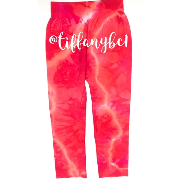 Nikibiki Seamless Custom Tie Dye Capri Legging - Picture 3 of 12
